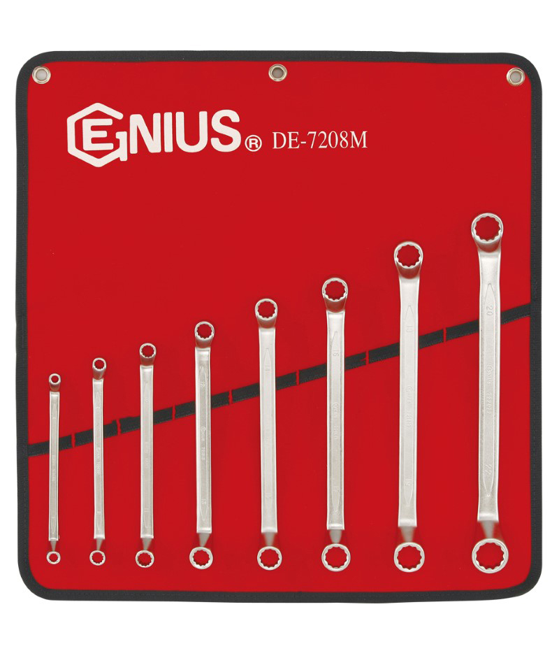 8 Piece Metric Box End Wrench Set