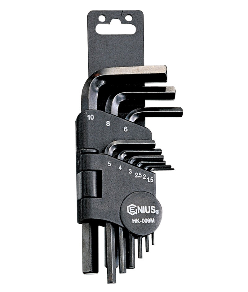 9 Piece SAE Hex Key Wrench Set