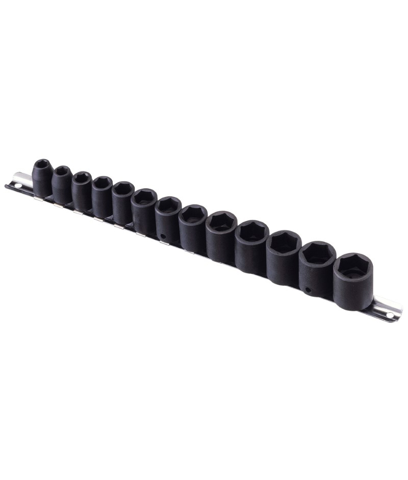 13 Piece 3/8″ Dr. SAE Impact Socket Set Cr-V