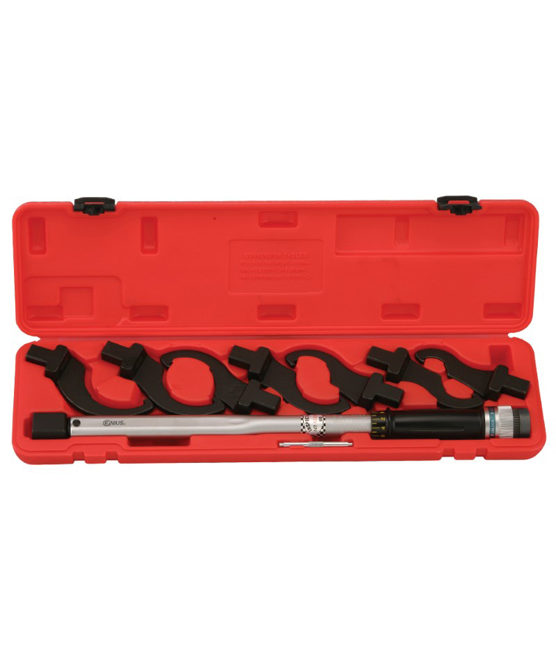 8 Piece Interchangeable Torque Handle Set 30 ~ 150 ft.lb. with Hook Heads